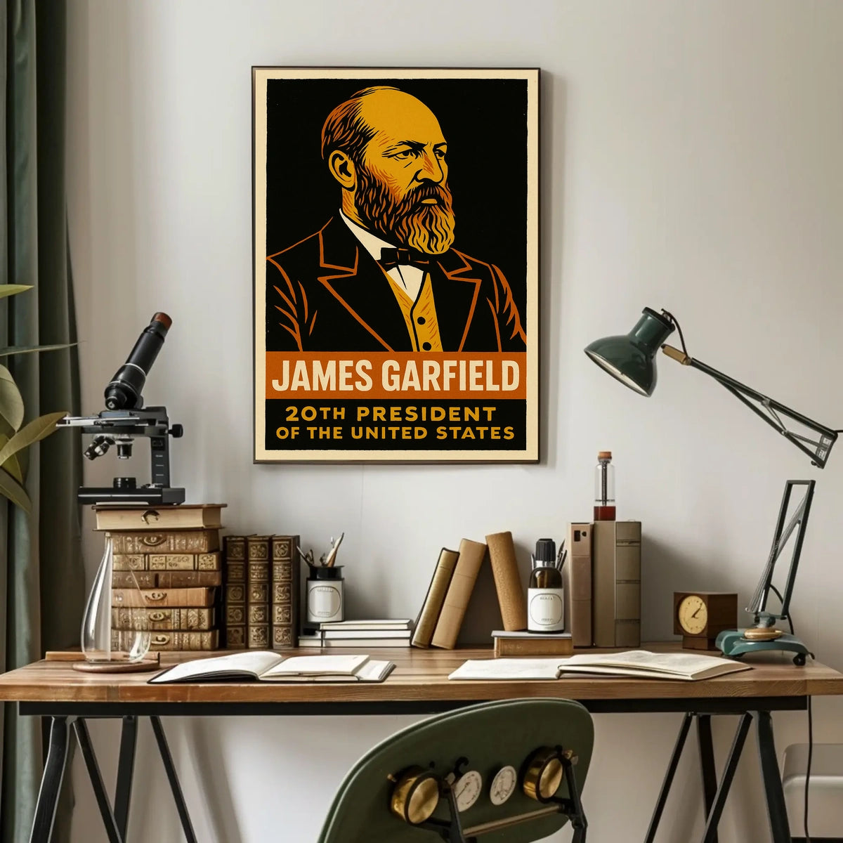 James Garfield 20th President Poster