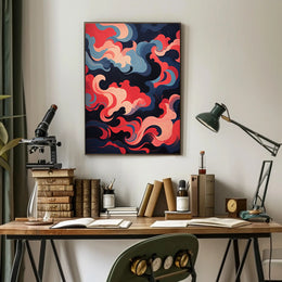 Abstract Swirls Of Color Abstract Poster