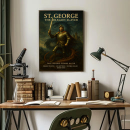 St. George The Dragon Slayer Poster