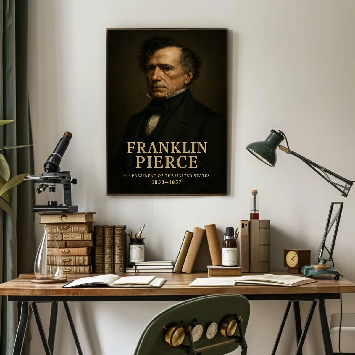 Franklin Pierce 14th President Poster