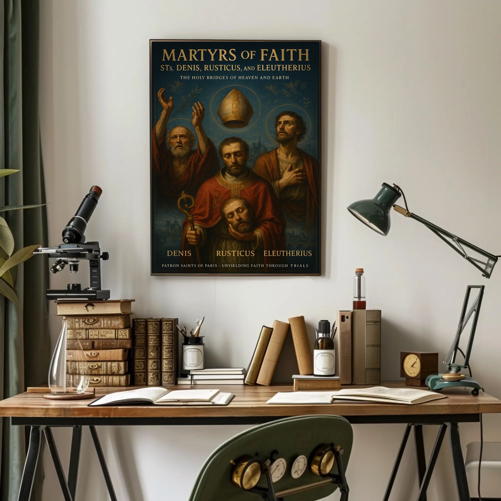 Martyrs of Faith Religious Heritage Poster PosterGoat