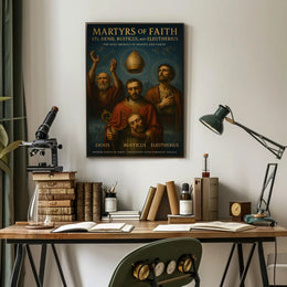 Martyrs of Faith Religious Heritage Poster PosterGoat