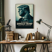 Iconic Donald Trump 47th President Leadership American History Scenic Art Poster