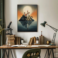 Enchanted Island Church Poster PosterGoat