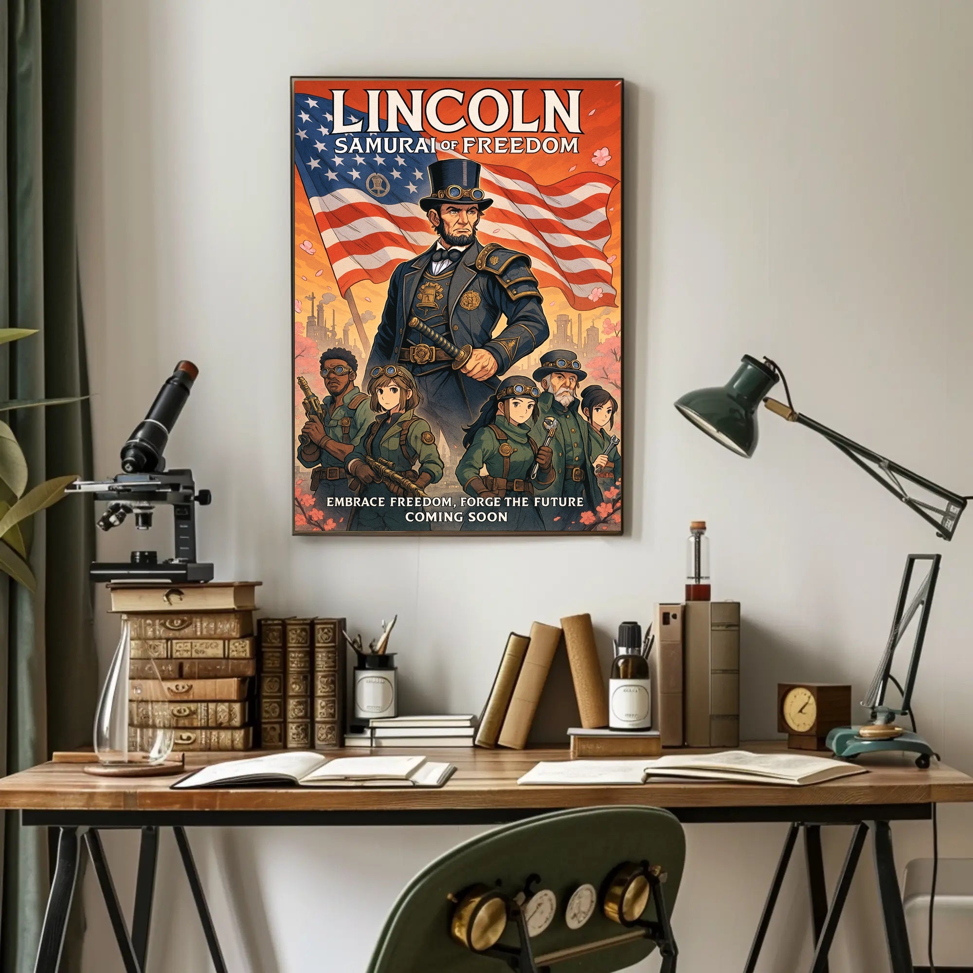 Steampunk Heroic Adventure in Fantasy or Mythology Poster