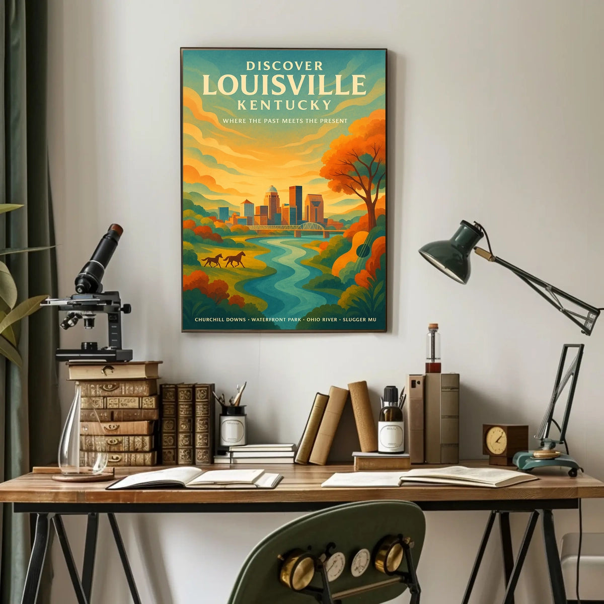 Discover Louisville, Kentucky Poster