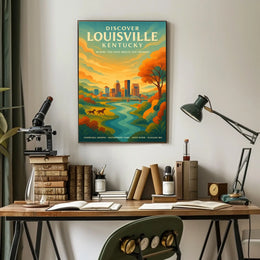 Discover Louisville, Kentucky Poster