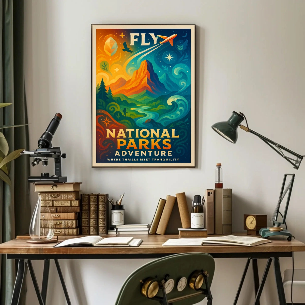 National Parks Adventure Poster