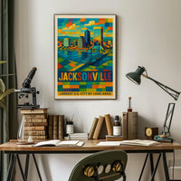 Jacksonville Largest U.S. City by Land Area Poster