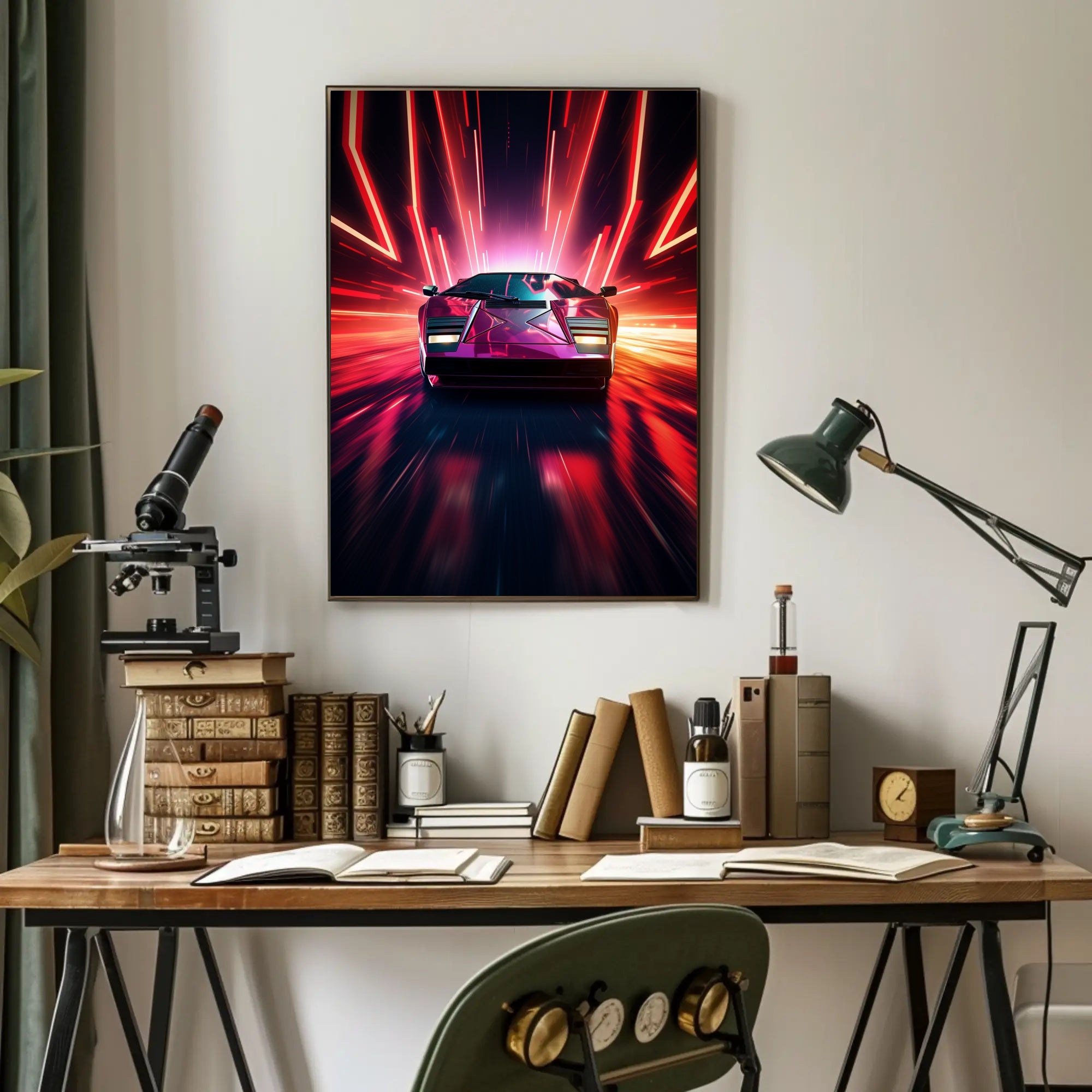 Neon Speed Poster PosterGoat