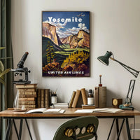 Yosemite National Park Adventure View National Park Poster