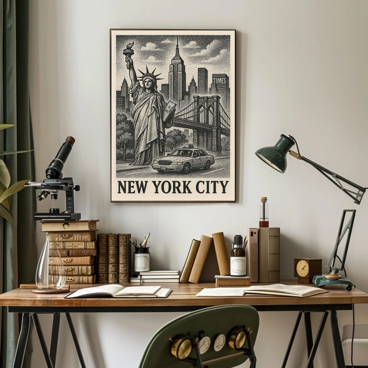 Artistic Abstract Expressionism Wall Decor Poster