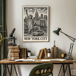 Artistic Abstract Expressionism Wall Decor Poster