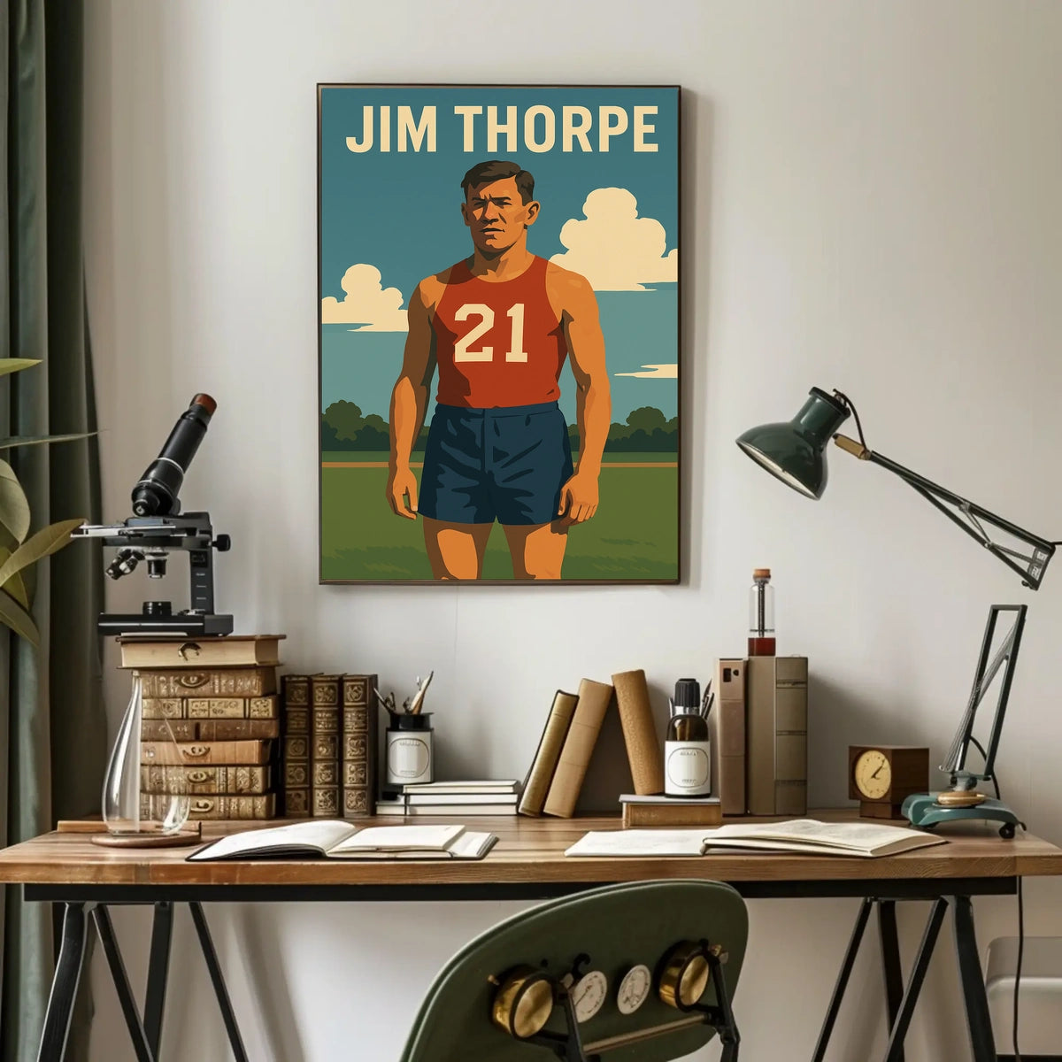Jim Thorpe Athletic Legend Poster