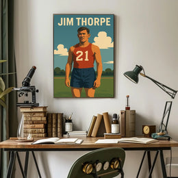Jim Thorpe Athletic Legend Poster