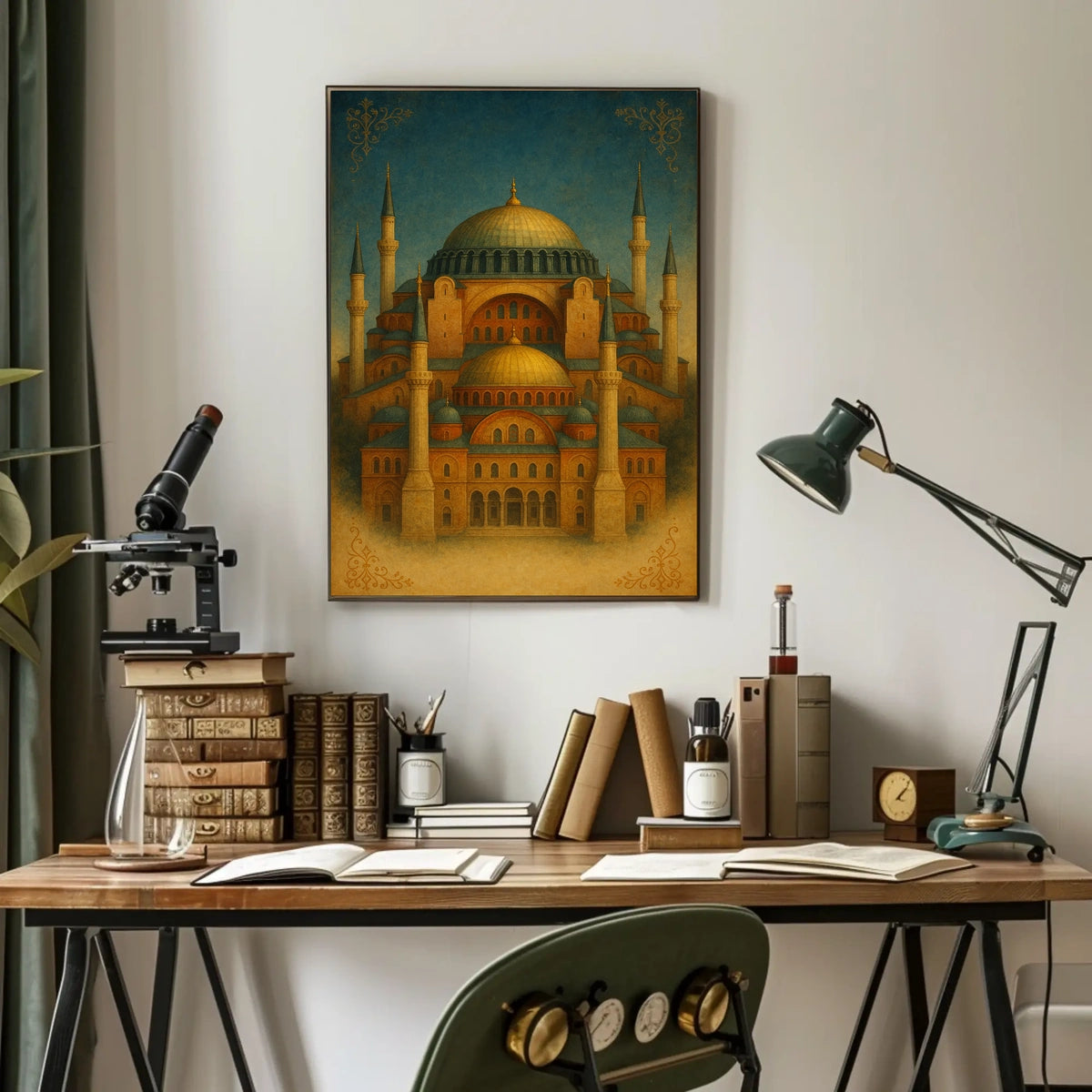 Majestic Architecture A Tribute to Byzantine Design Poster