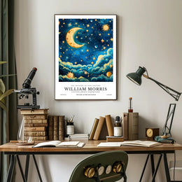 William Morris Cotton Prints Exhibition Poster