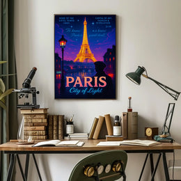 Paris City of Light Poster