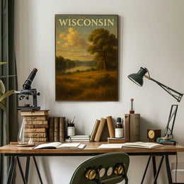 Scenic Wisconsin Landscape Poster