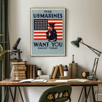 The U.S. Marines Recruitment Poster PosterGoat