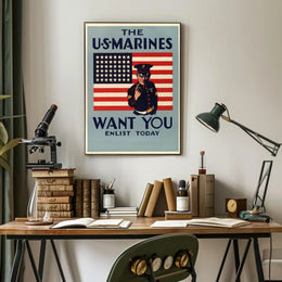 The U.S. Marines Recruitment Poster PosterGoat