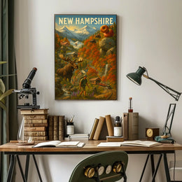 New Hampshire Adventure Poster