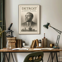 Detroit A Legacy in Lines Poster