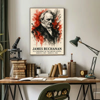 James Buchanan Poster: Historical Presidential Era Wall Art