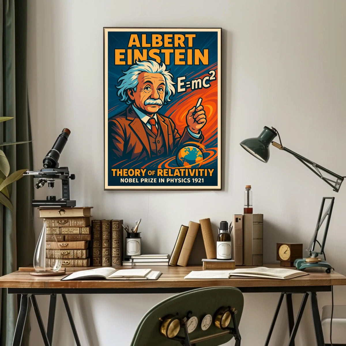 Albert Einstein Nobel Prize In Physics Poster