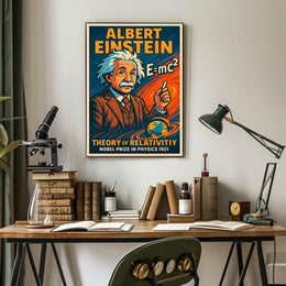 Albert Einstein Nobel Prize In Physics Poster