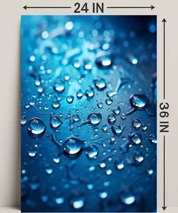 Serenity In Droplets Poster