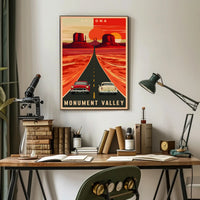 Monument Valley Road Trip Poster