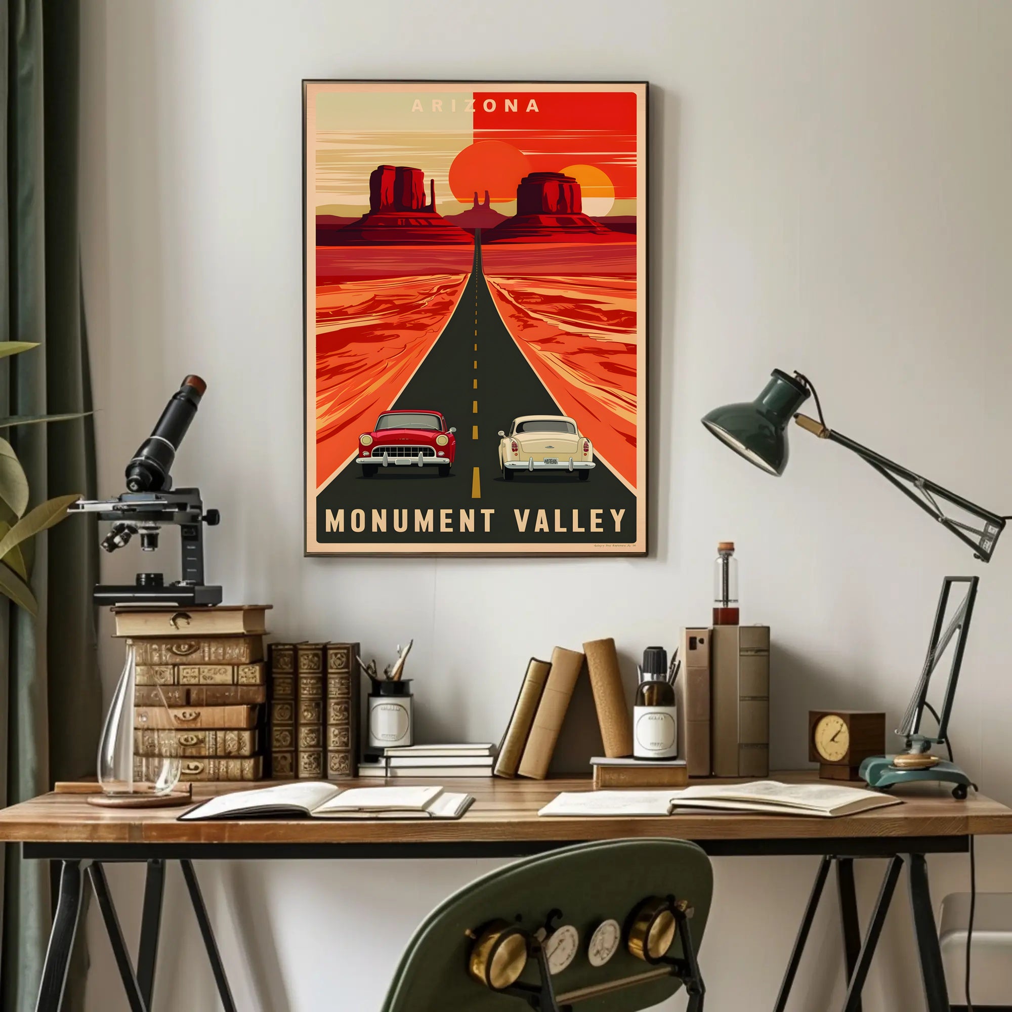 Monument Valley Road Trip Poster