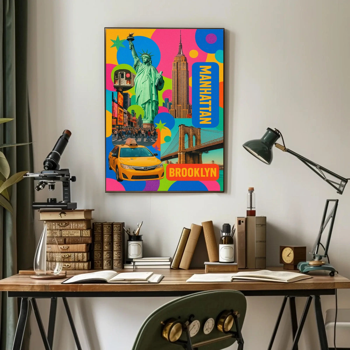 New York City Vibes Poster For Urban Wall Decor Lovers