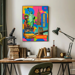 New York City Vibes Poster For Urban Wall Decor Lovers