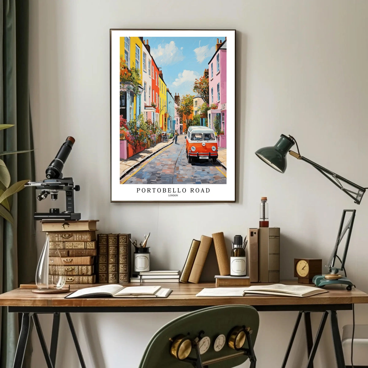 Portobello Road London Poster
