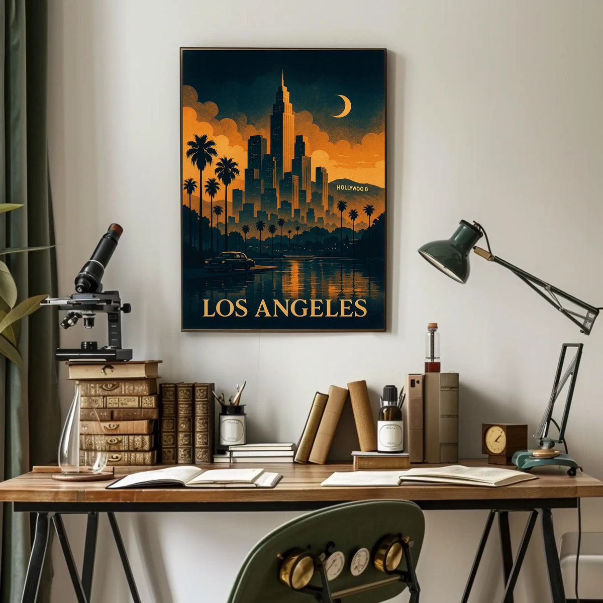 Los Angeles Nightscape Poster