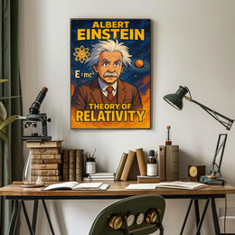 Albert Einstein Theory Of Relativity Poster