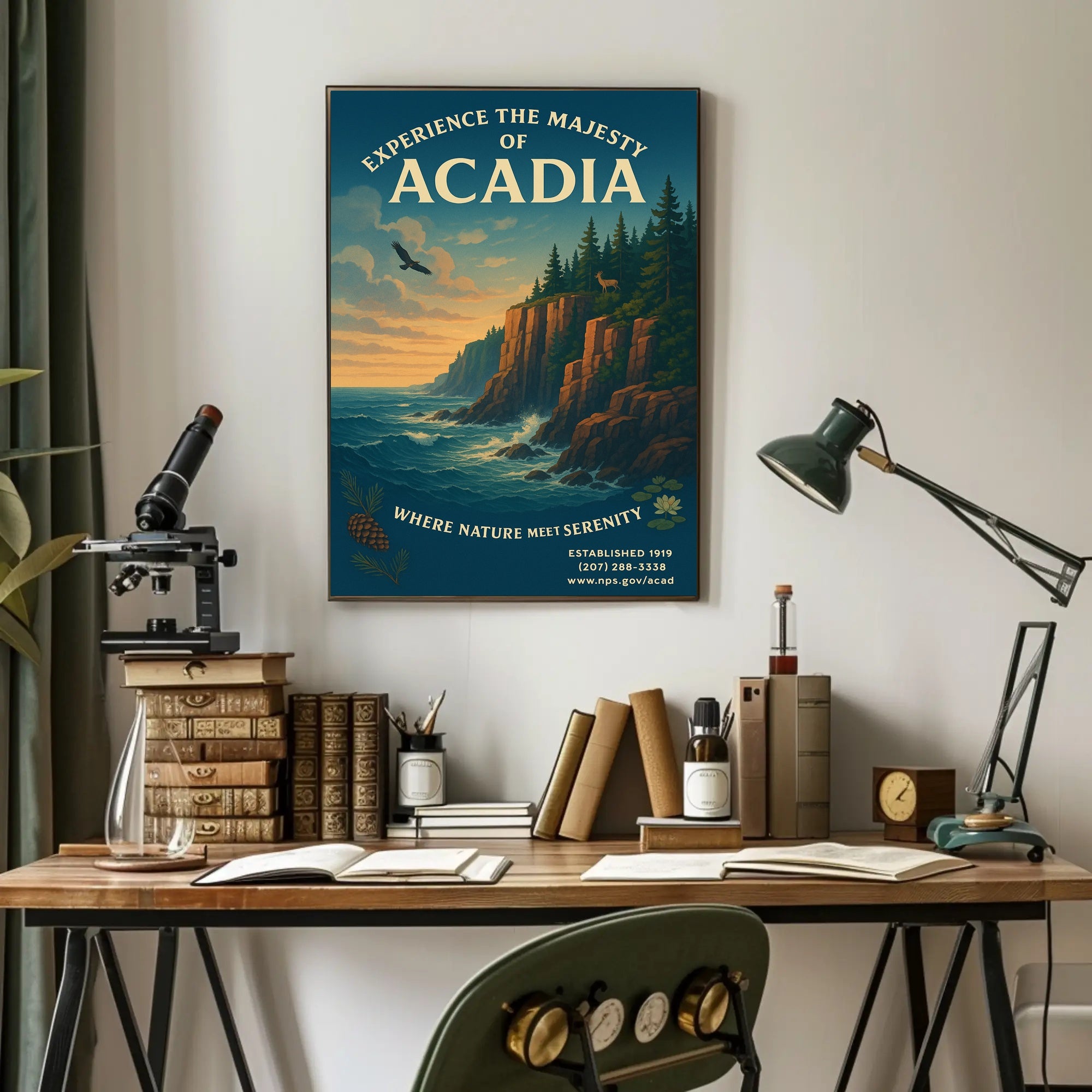 Experience the Majesty of Acadia Poster PosterGoat