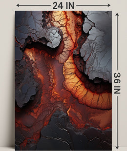 Molten Earth Poster
