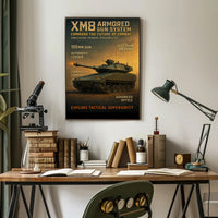 XM8 Armored Gun System Tactical Military Recruitment Poster