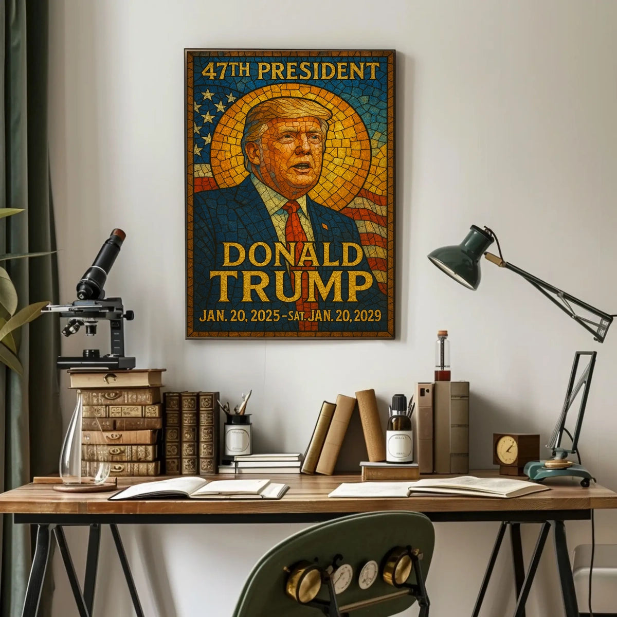 Trump 47th President Patriotic Decor Lovers Poster