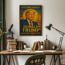 Trump 47th President Patriotic Decor Lovers Poster