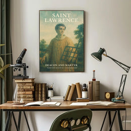 Saint Lawrence Deacon And Martyr Poster