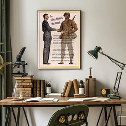 An Office Worker's War Creed Poster PosterGoat