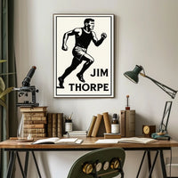 Jim Thorpe Athletic Icon Poster