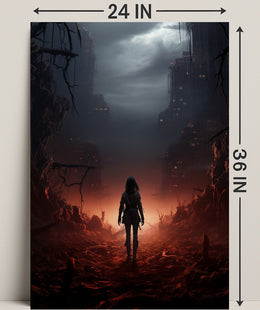 Journey Through The Ruins Poster