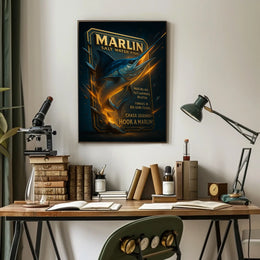 Marlin Salt Water Fish Poster