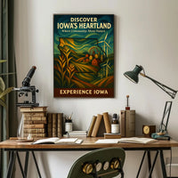 Iowa Tourism: Nature and Community, Travel Poster