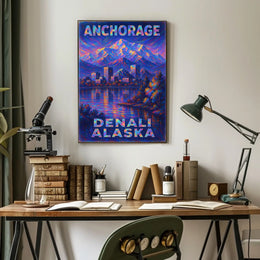 Anchorage And Denali AlaskaS Majestic Poster